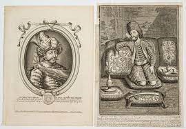 Persia. Two rare portraits of Persian Ambassadors.  - Auction Prints, Maps and Documents.  [..]