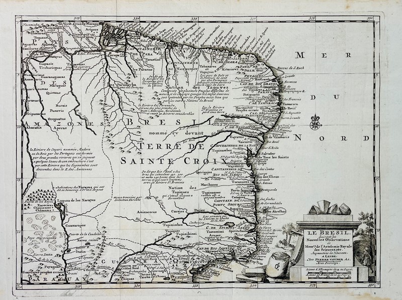 Brazil. VAN DER AA. Le Bresil.  - Auction Prints, Maps and Documents. - Bado e Mart  [..]