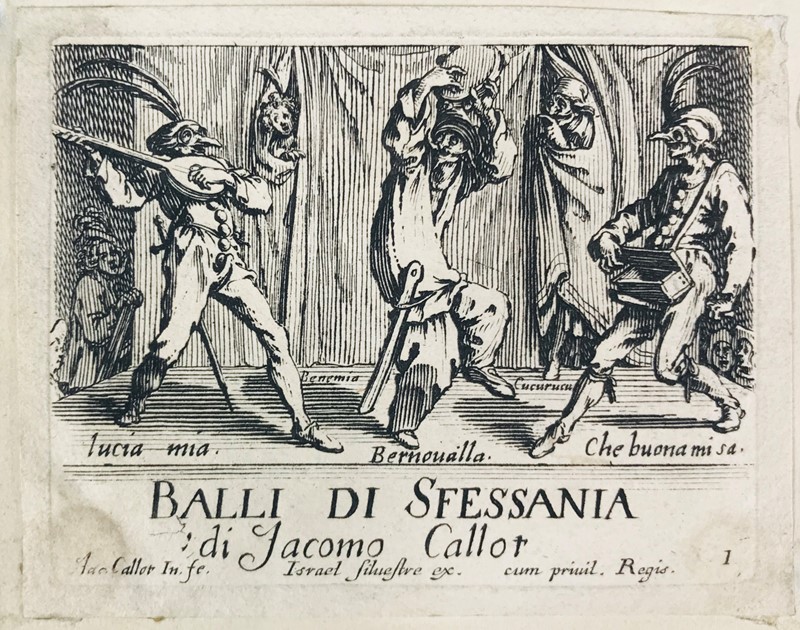 CALLOT. Balli di Sfessania. 24 Etchings