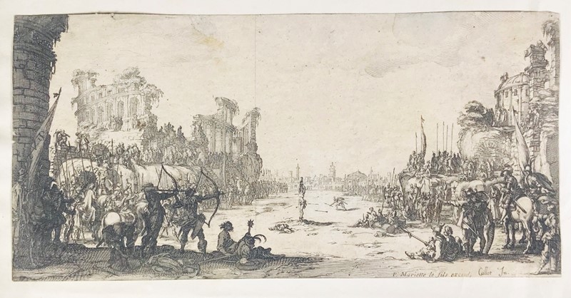 CALLOT. Le Martyre de St. Sebastien.  - Auction ASIAN AND CONTINENTAL FINE ARTS  [..]