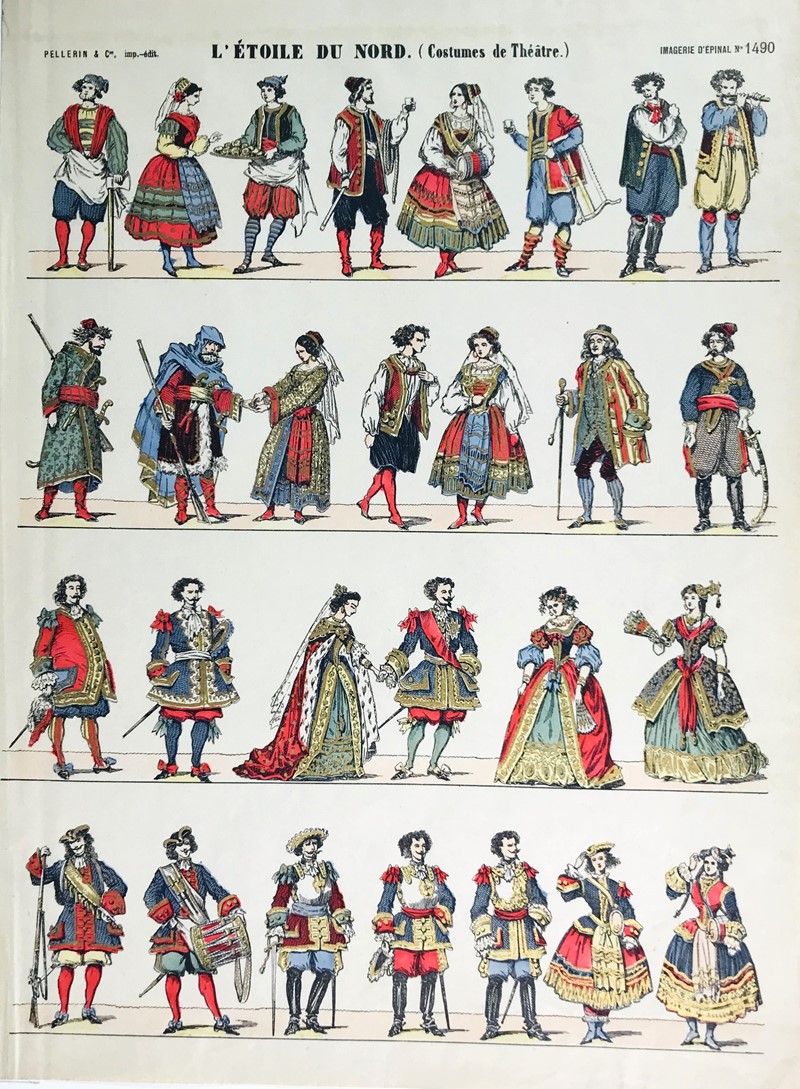 L’Etoile du Nord. (Costumes de Theatre)  - Auction Prints, Maps and Documents. - Bado e Mart Auctions