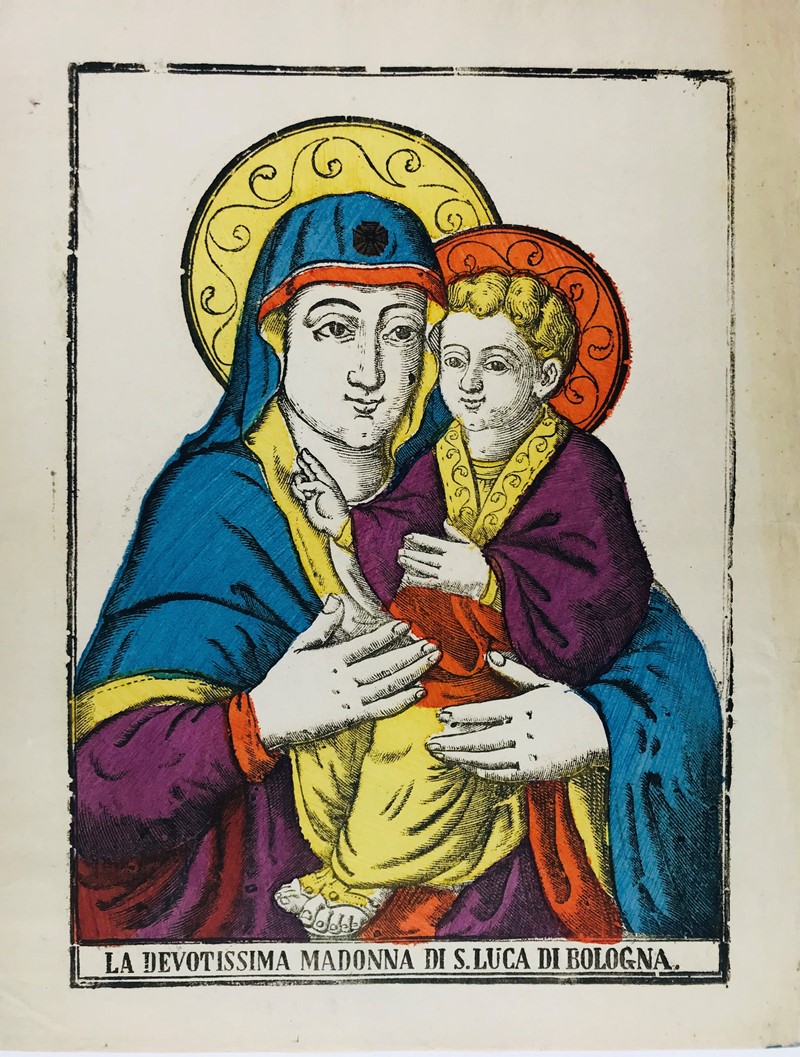 Remondini. La devotissima Madonna di S. Luca di Bologna.  - Auction Prints, Maps  [..]