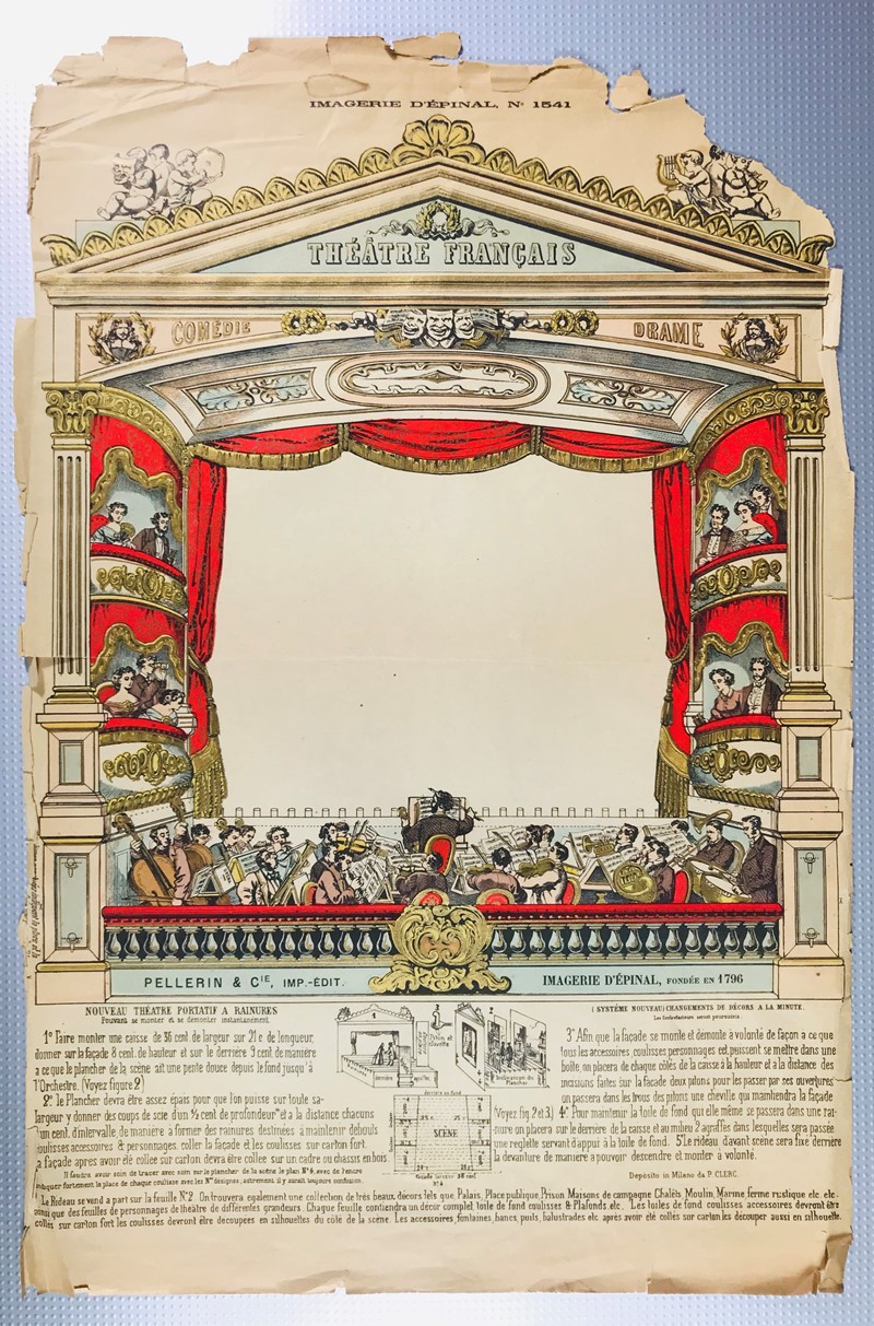 Pellerin. Theatre Francais.  - Auction Prints, Maps and Documents. - Bado e Mart  [..]