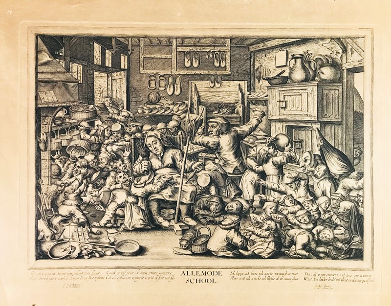 DE BAILLIU, after Pieter Breugel. Allemode school.  - Auction Prints, Maps and Documents. - Bado e Mart Auctions