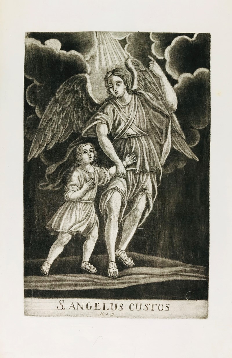 Remondini. Guardian angel.  - Auction Prints, Maps and Documents. - Bado e Mart Auctions