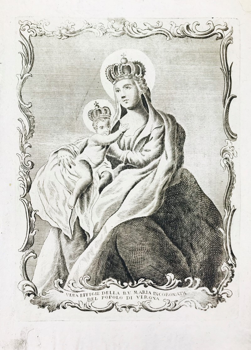 Remondini. Madonna del popolo di Verona.  - Auction Prints, Maps and Documents.  [..]