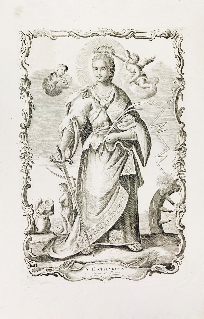 Remondini. Santa Caterina d’Alessandria.  - Auction Prints, Maps and Documents.  [..]