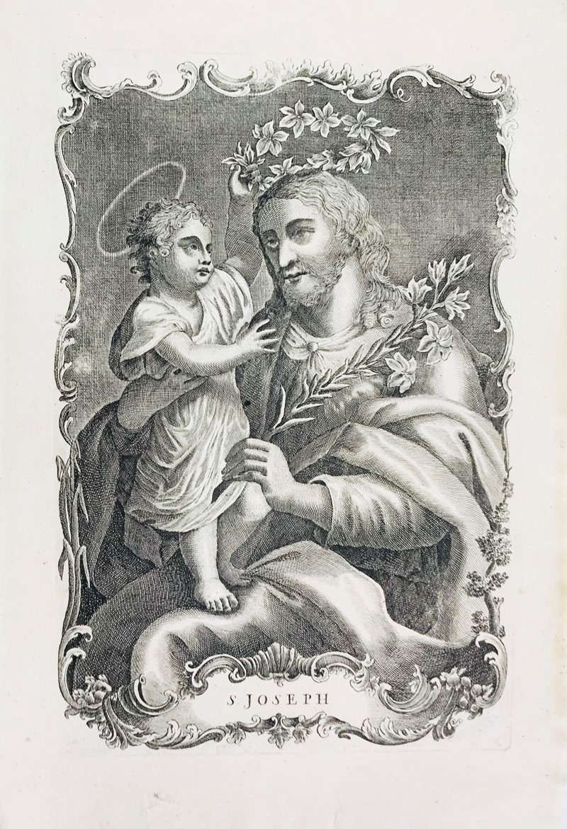 Remondini. San Giuseppe e Ges&#249; Bambino.  - Auction Prints, Maps and Documents.  [..]