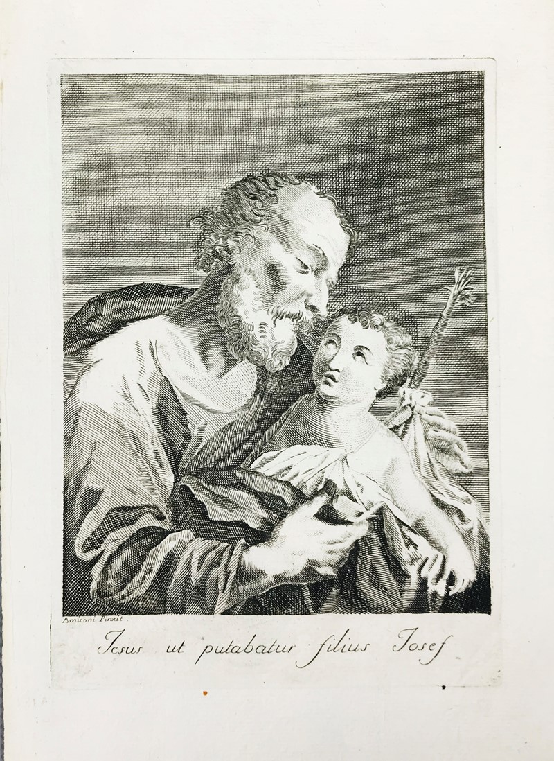 Remondini. AMIGONI. San Giuseppe e Ges&#249; Bambino.  - Auction Prints, Maps  [..]