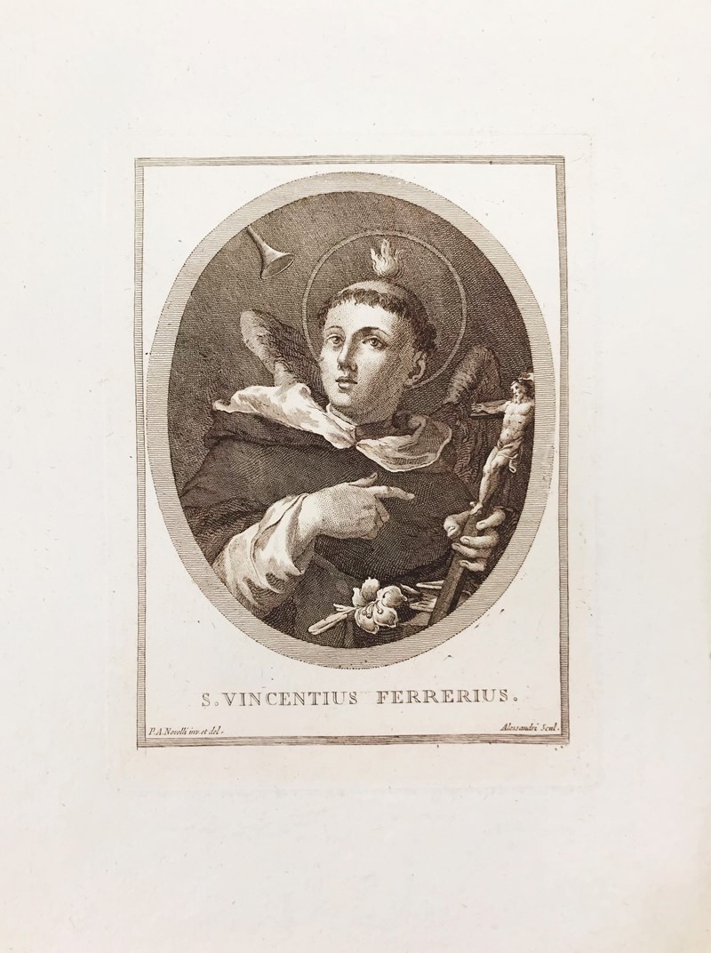 NOVELLI – ALESSANDRI. San Vincenzo Ferrer.  - Auction Prints, Maps and Documents.  [..]