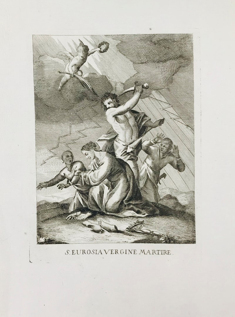 Remondini. Martirio di sant’Eurosia.  - Auction Prints, Maps and Documents.  [..]