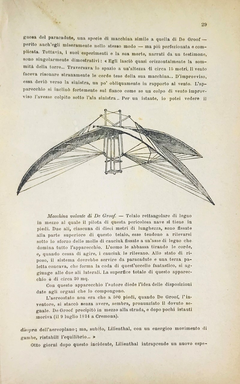 Aerostatics. Lotto di 5 opere. BOFFITO-EVANS-CARRASSI-DA SCHIO-MARTINI.  - Auction  [..]
