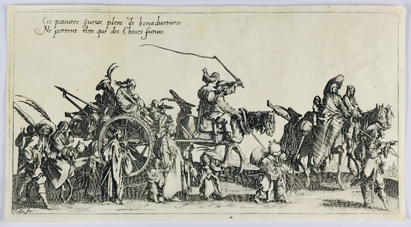 CALLOT. Les Boh&#233;miens en Marche: L&#39;Arri&#232;re-Garde, pi&#232;ce  [..]
