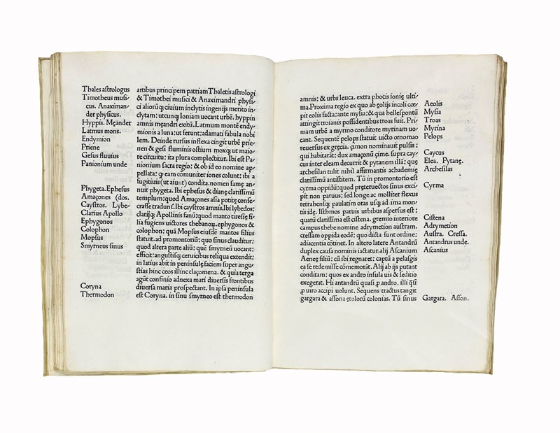 Cosmography. POMPONIUS MELA. De situ orbis.  (1478)  - Auction FINE BOOKS, PRINTS  [..]