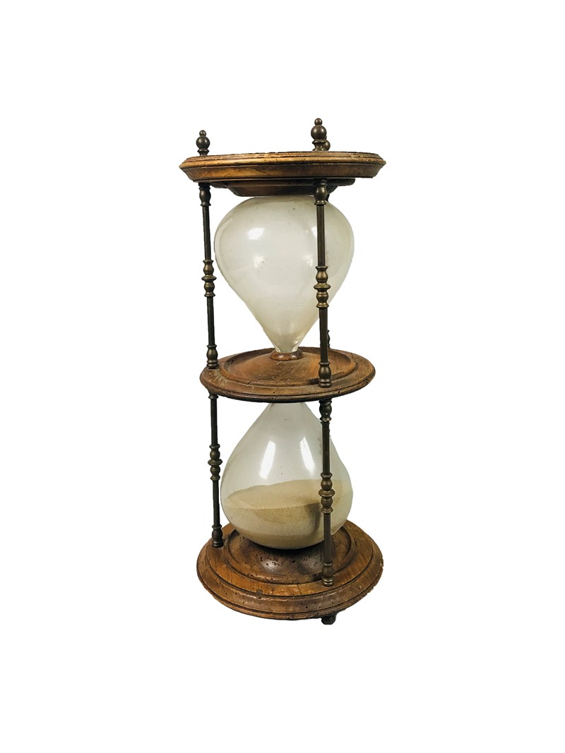 German Late Baroque Hourglass.  - Auction ASIAN AND CONTINENTAL FINE ARTS - Bado  [..]