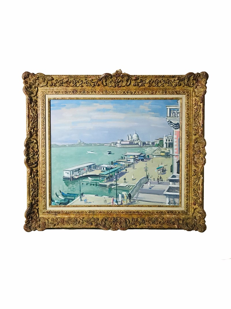 LEPELTIER. Veduta di Venezia da Riva degli Schiavoni.  - Auction ASIAN AND CONTINENTAL  [..]