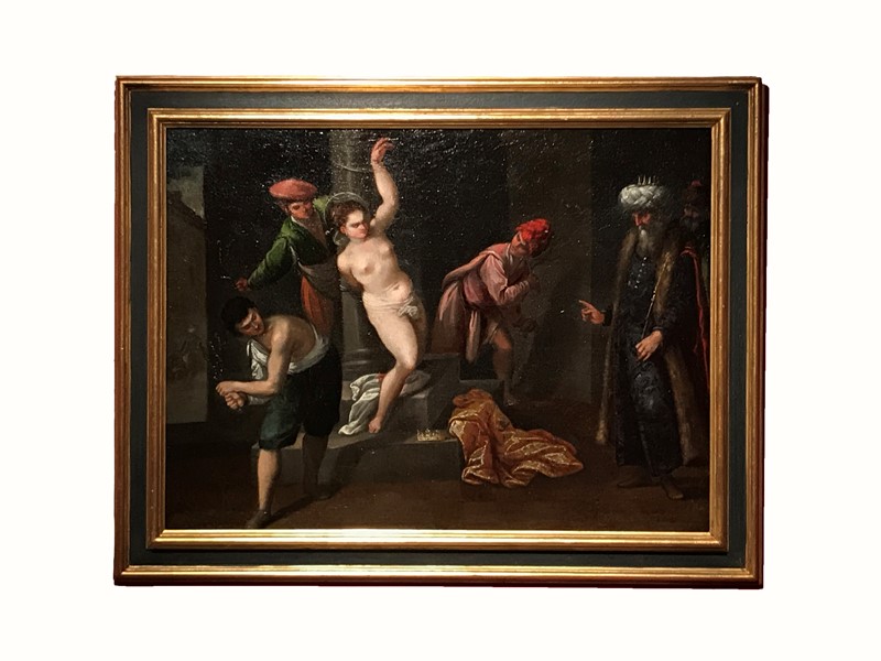 Venetian school. Martyrdom of St. Catherine of Alexandria.  - Auction ASIAN AND  [..]