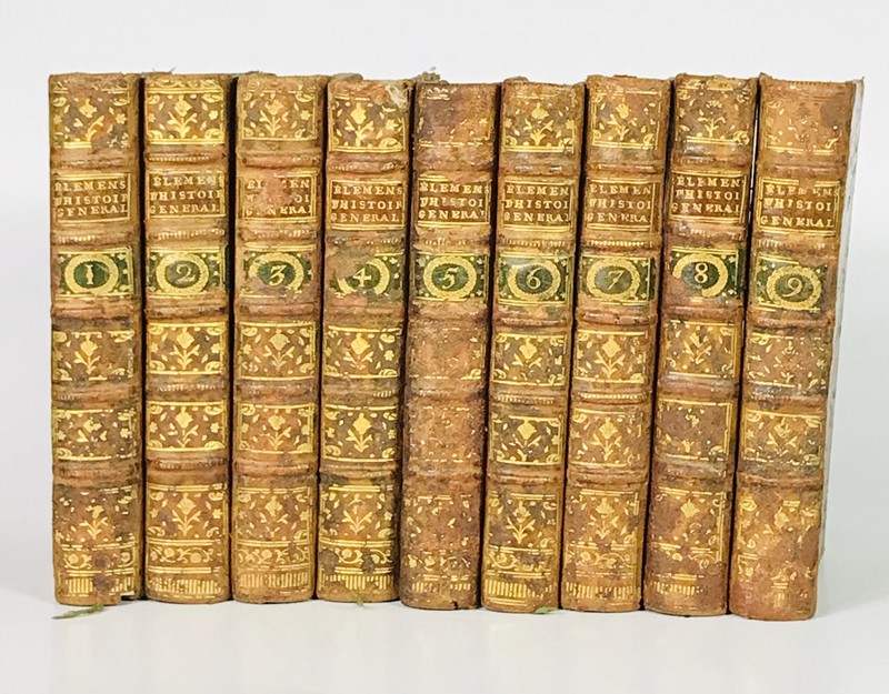 History. MILLOT. Elemens d’Histoire generale.   - Auction Books, Autographs,  [..]