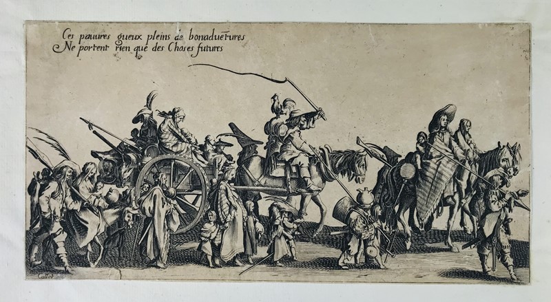 CALLOT. Les Boh&#233;miens en Marche: L&#39;Arri&#232;re-Garde, pi&#232;ce  [..]
