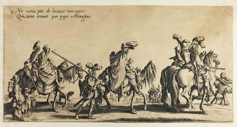 CALLOT. Les Boh&#233;miens en Marche: L&#39;Arri&#232;re-Garde, pi&#232;ce  [..]