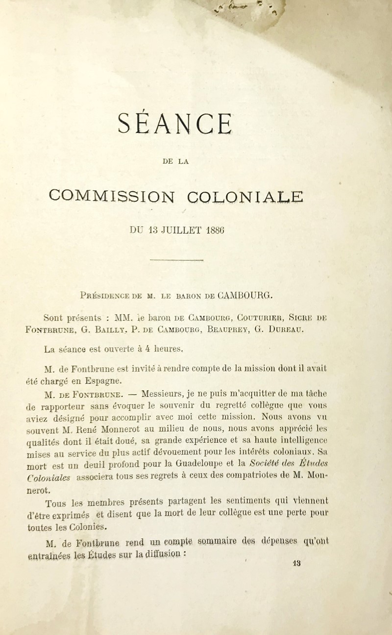 Sugar - Coffee - Tea. AA.VV. Bullettin de la Societe des etudes Coloniales et Maritimes.  [..]