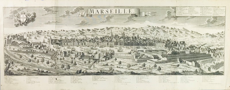 PROBST - LEIZEL. Marseille.  - Auction Books, Autographs, Prints and Documents -  [..]