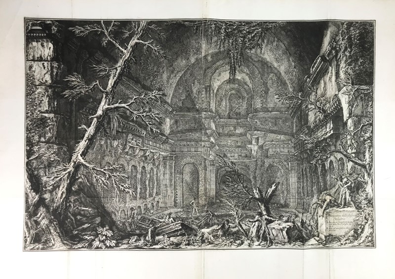 PIRANESI. Prospettiva dello stesso Delubro...  - Auction Books, Autographs, Prints  [..]
