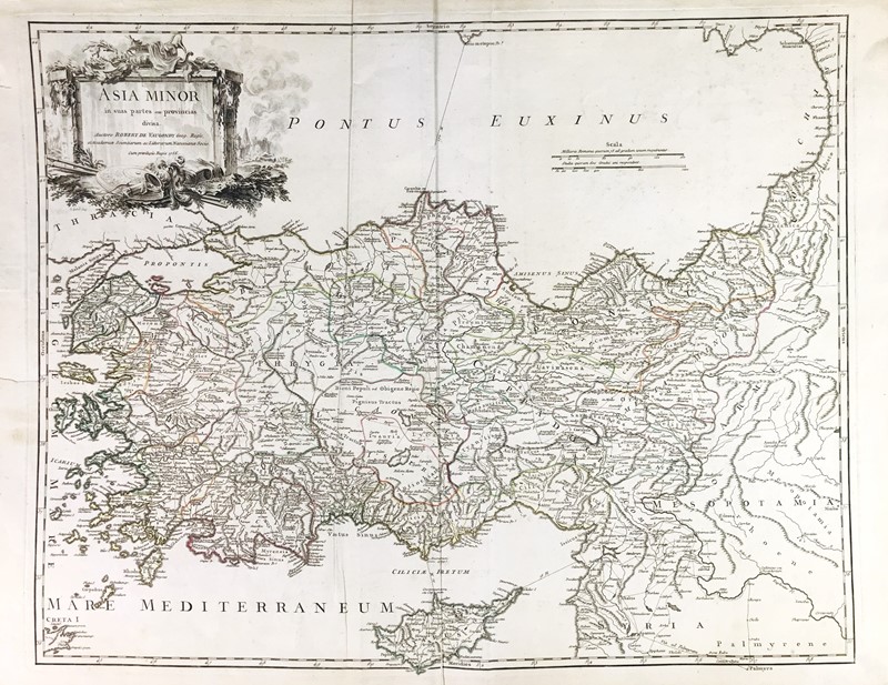 DE VAUGONDY. Asia Minor in suas partes seu provincias divisa.  - Asta RARE BOOKS,  [..]