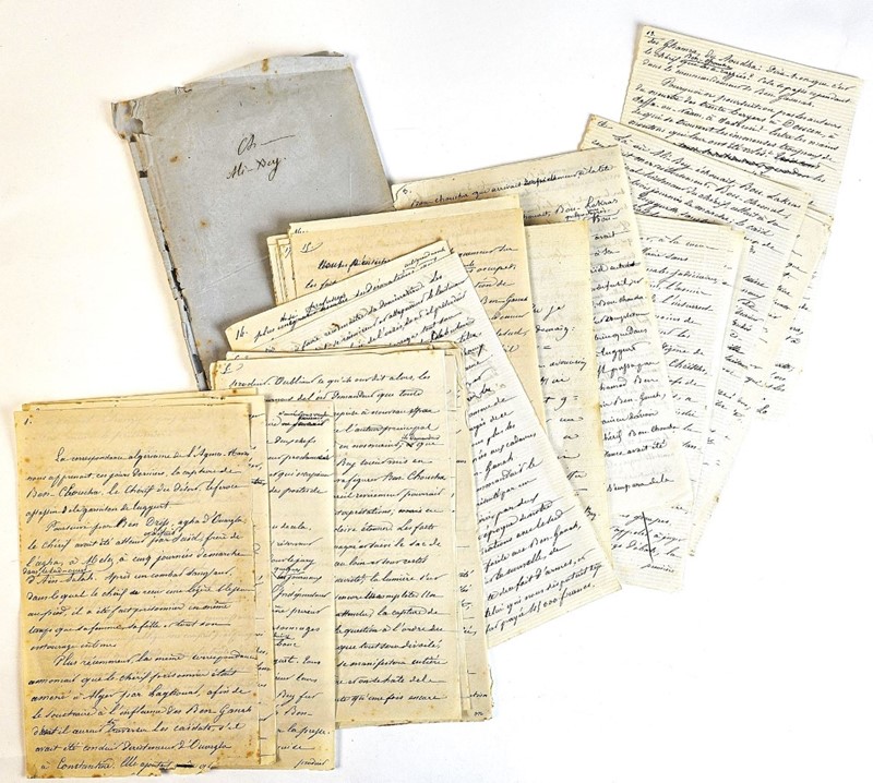 Algerian Uprising of 1871. Three documents.  - Auction RARE BOOKS, PRINTS, DOCUMENTS  [..]