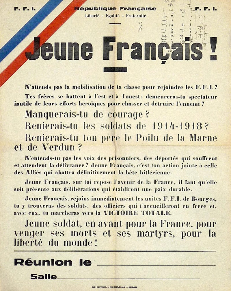 Call of Duty of young French people. F.F.I. «Jeunes Français!  [..]