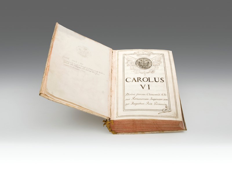 Manuscript on Naples Kingdom. Carta executoria. Carolus VI Divina favente clementia...  [..]