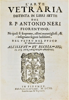 L'arte vetraria distinta in libri sette.