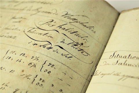 Manuscripts Mineralogy. HRON. Mmoire sur les mines...